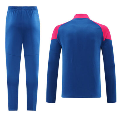 Alternative view of 2024-2025 AC Milan Jacket + Pants Training Suit Blue