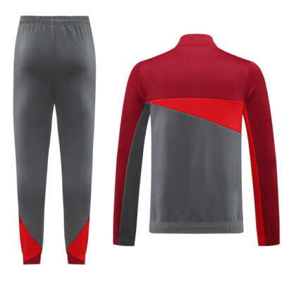 Alternative view of 2024-2025 AC Milan Jacket + Pants Training Suit Gray