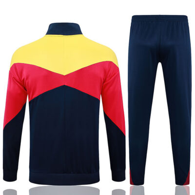 Alternative view of 2024-2025 Barcelona Jacket + Pants Training Suit Dark Blue