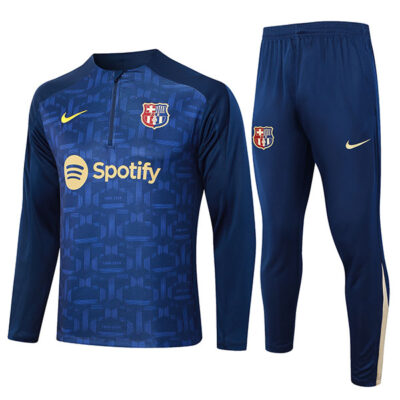 2024-2025 Barcelona Training Suit Royal Blue