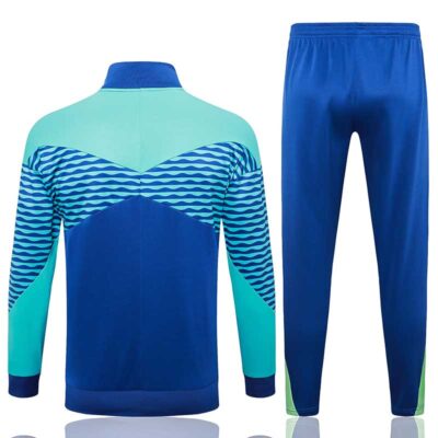 Alternative view of 2024-2025 Brazil Jacket + Pants Training Suit Blue