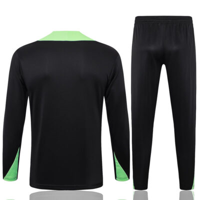 Alternative view of 2024-2025 Brazil Training Suit Black
