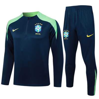 2024-2025 Brazil Training Suit Blue