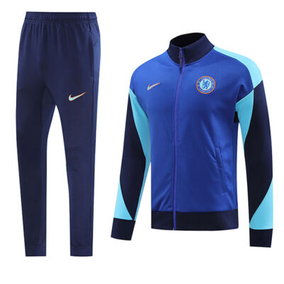 2024-2025 Chelsea Jacket + Pants Training Suit Blue