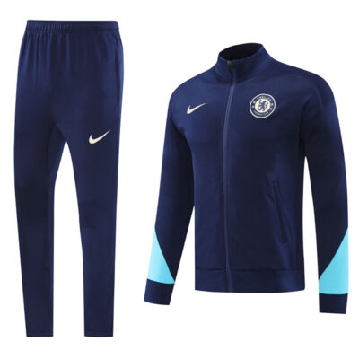 2024-2025 Chelsea Jacket + Pants Training Suit Royal Blue