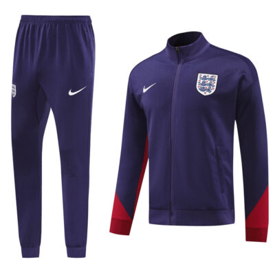 2024-2025 England Jacket + Pants Training Suit Purple