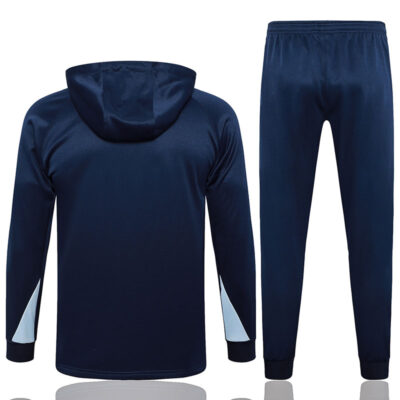 Alternative view of 2024-2025 France Hoodie Training Suit Sapphire Blue