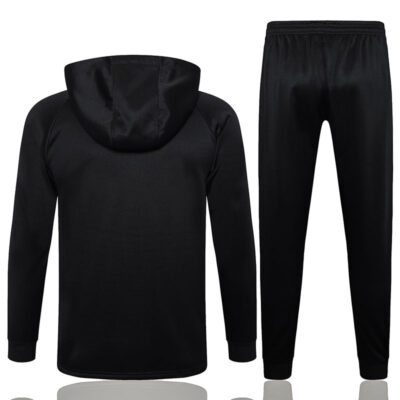 Alternative view of 2024-2025 Inter Milan Hoodie Jacket + Pants Training Suit Black