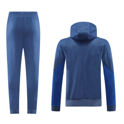 Alternative view of 2024-2025 Inter Milan Hoodie Jacket + Pants Training Suit Light Blue