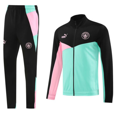 2024-2025 Manchester City Jacket + Pants Training Suit Green
