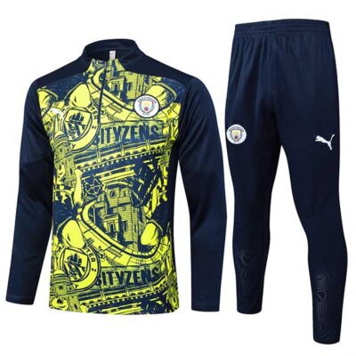 2024-2025 Manchester City Training Suit Green