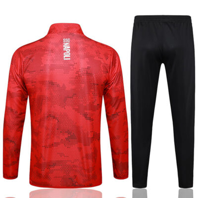 Alternative view of 2024-2025 Napoli Jacket + Pants Training Suit Red