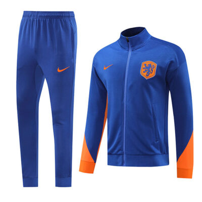 2024-2025 Netherlands Jacket + Pants Training Suit Blue