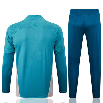 Alternative view of 2024-2025 Olympique Marseille Training Suit Light Blue