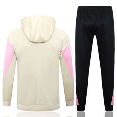 Alternative view of 2024-2025 PSG Hoodie Jacket + Pants Training Suit Khaki