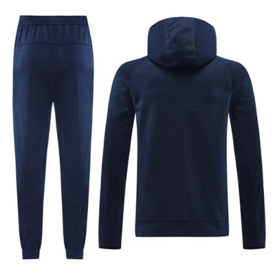 Alternative view of 2024-2025 PSG Hoodie Jacket + Pants Training Suit Royal Blue