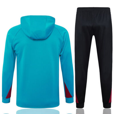 Alternative view of 2024-2025 PSG Hoodie Training Suit Dark Green