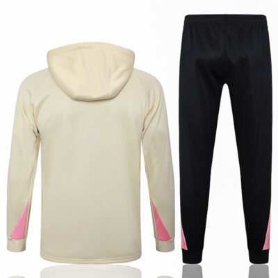 Alternative view of 2024-2025 PSG Hoodie Training Suit Khaki