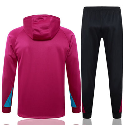 Alternative view of 2024-2025 PSG Hoodie Training Suit Purple