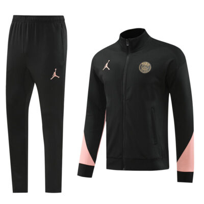 2024-2025 PSG Jacket + Pants Training Suit Black