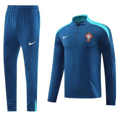 2024-2025 Portugal Training Suit Blue