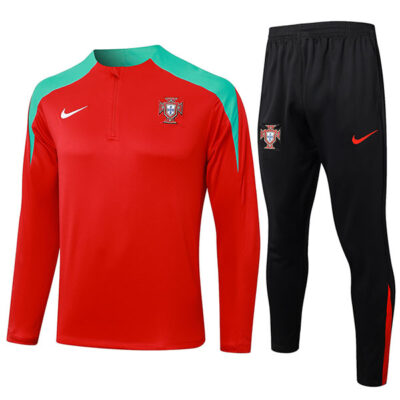 2024-2025 Portugal Training Suit Red