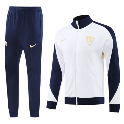 2024-2025 Pumas UNAM Jacket + Pants Training Suit White
