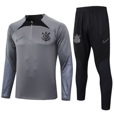 2024-2025 SC Corinthians Training Suit Gray