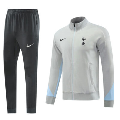 2024-2025 Tottenham Hotspur Jacket + Pants Training Suit Gray