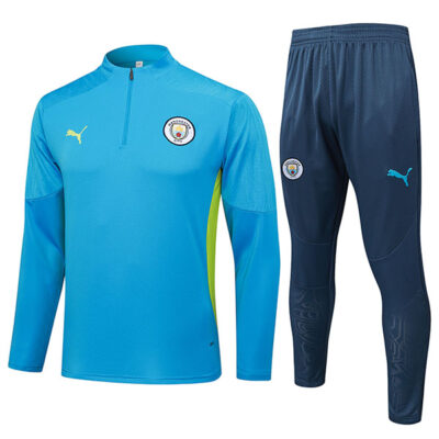 2025-2026 Manchester City Training Suit Light Blue