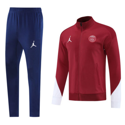 2025-2026 PSG Jacket + Pants Training Suit Red