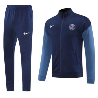 2025-2026 PSG Jacket + Pants Training Suit Royal Blue