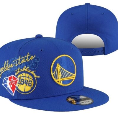 75th Patch Blue/Grey Snapback Hat