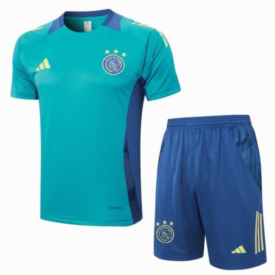 Ajax 2024 2025 Green Soccer Jersey Shorts Set