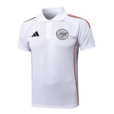 Alternative view of Ajax Polo + Pants 2025 2026 White Training Tracksuit