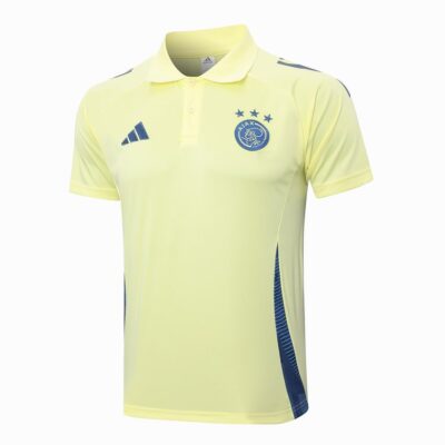 Alternative view of Ajax Polo + Pants Training Tracksuit 2024 2025 Yellow