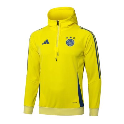 Alternative view of Ajax Sweatshirt 2024 2025 Yellow Hooded Tracksuit