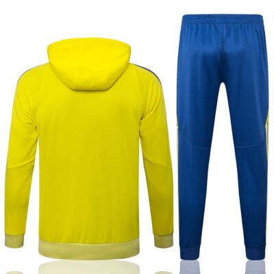 Ajax Sweatshirt 2024 2025 Yellow Hooded Tracksuit - Image 4