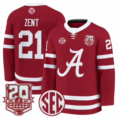 Alabama Crimson Tide 2025/26 Premium Jersey - 20th Anniversary Patch - Crimson Tyler Zent