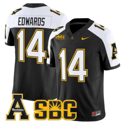 App State Mountaineers 2025 Vapor Limited Jersey - Black Alternate Armanti Edwards
