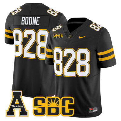 App State Mountaineers 2025 Vapor Limited Jersey - Black Boone 828