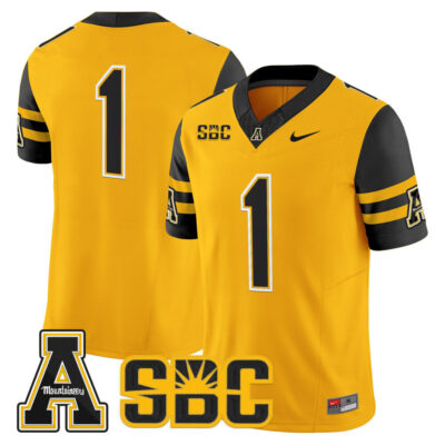 App State Mountaineers 2025 Vapor Limited Jersey - Gold #1 Team