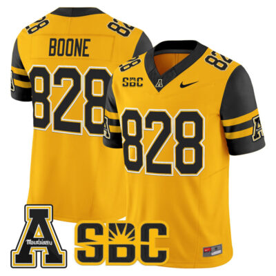 App State Mountaineers 2025 Vapor Limited Jersey - Gold Boone 828