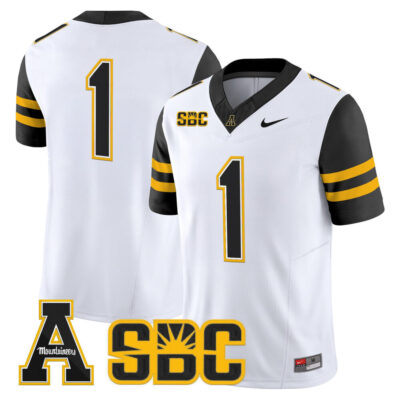 App State Mountaineers 2025 Vapor Limited Jersey - White #1 Team