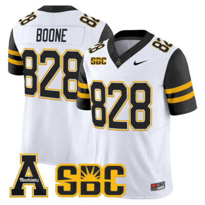 App State Mountaineers 2025 Vapor Limited Jersey - White Boone 828