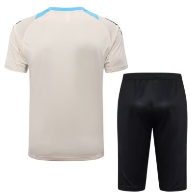 Argentina 2024 2025 Beige Soccer Jersey Shorts Set - Image 4