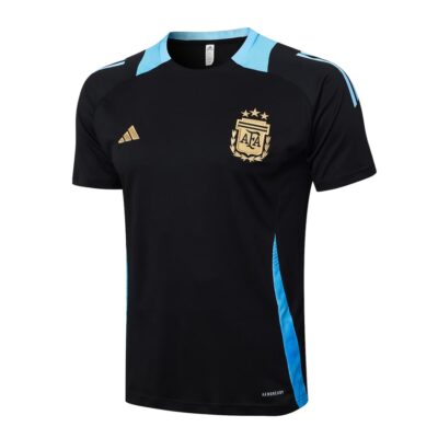 Alternative view of Argentina 2024 2025 Black Soccer Jersey Shorts Set