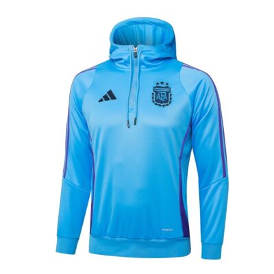 Alternative view of Argentina Hooded Tracksuit Sweatshirt 2024 2025 Sky Blue