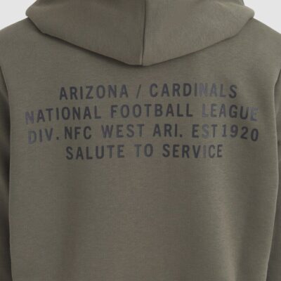 Arizona Cardinals Women's 2025 Salute to Service Sideline Standard Issue Dri-FIT Hoodie - Olive - Image 8