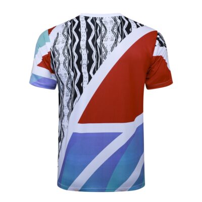 Arsenal 2024 2025 Blue Red Jersey Shorts Kit - Image 3